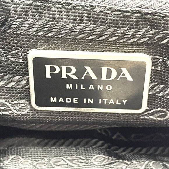 Authentic Prada Nylon Tessuto Backpack Saffiano Leather Shoulder Bag Purse Tote main image 8